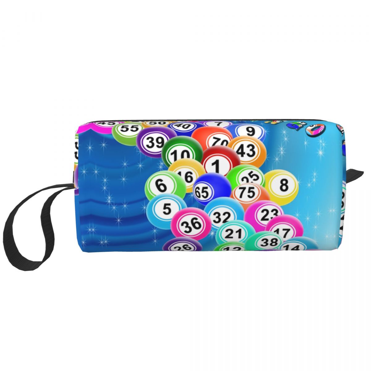 Beauty Makeup Games - Custom Travel Bingo Balls Toiletry Bag