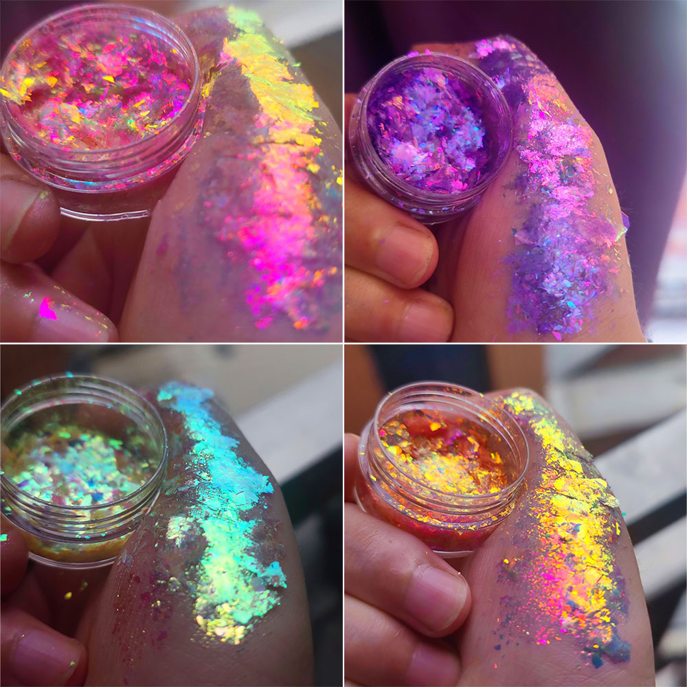 Sparkly Chameleon Nail Opal Fl - đánh giá và giá Eyeshadow Glitter Pigment