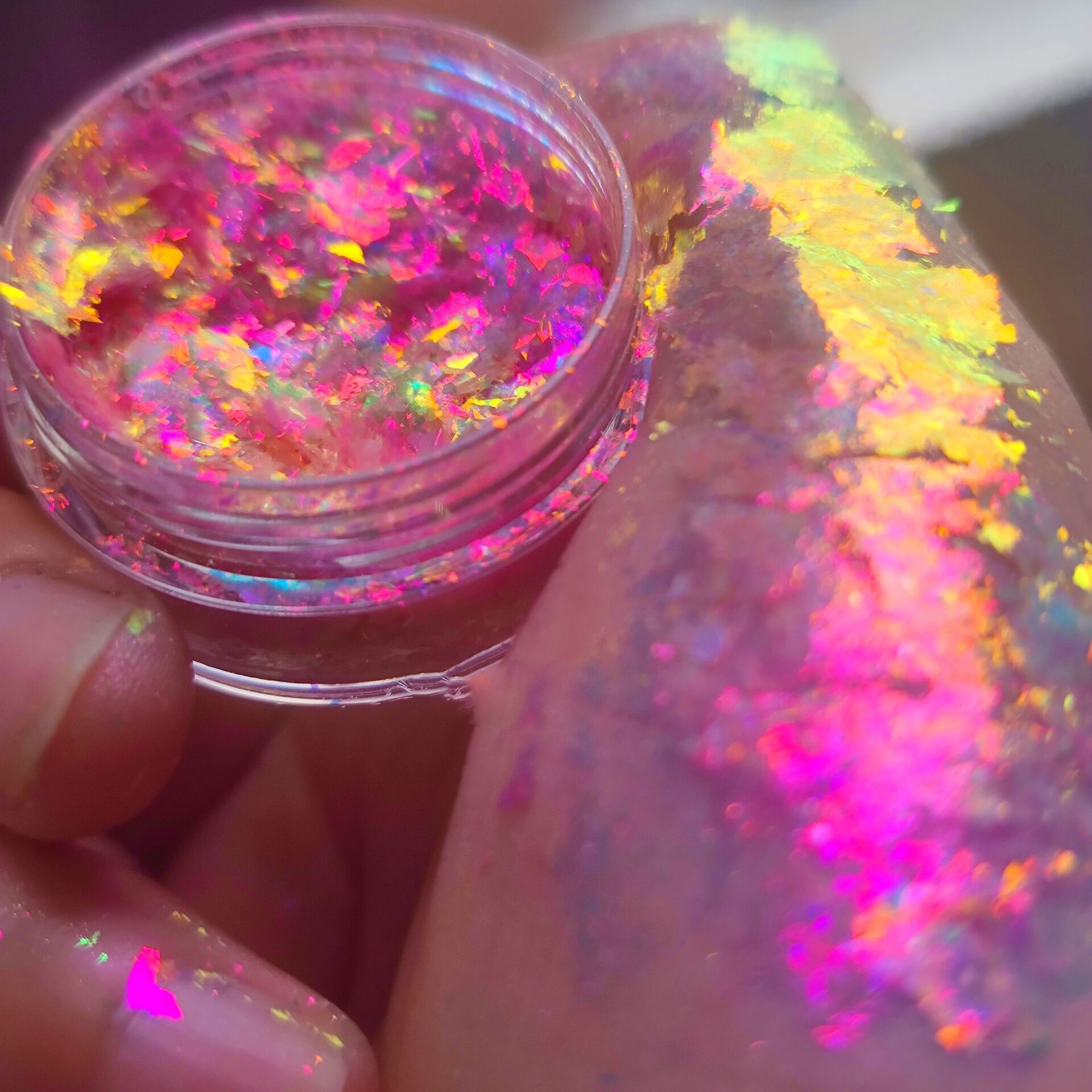 Sparkly Chameleon Nail Opal Fl - đánh giá và giá Eyeshadow Glitter Pigment