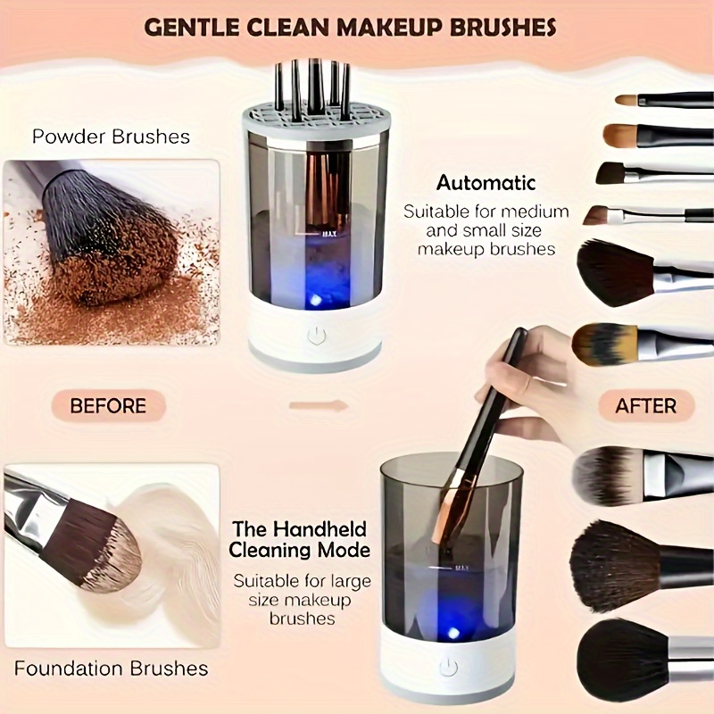 Automatic Electric Makeup Brus - đánh giá và giá Beauty Makeup Brushes