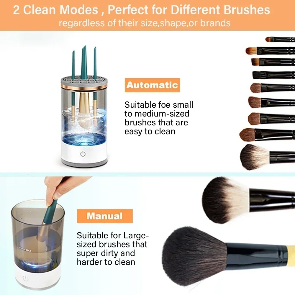 Automatic Electric Makeup Brus - đánh giá và giá Beauty Makeup Brushes