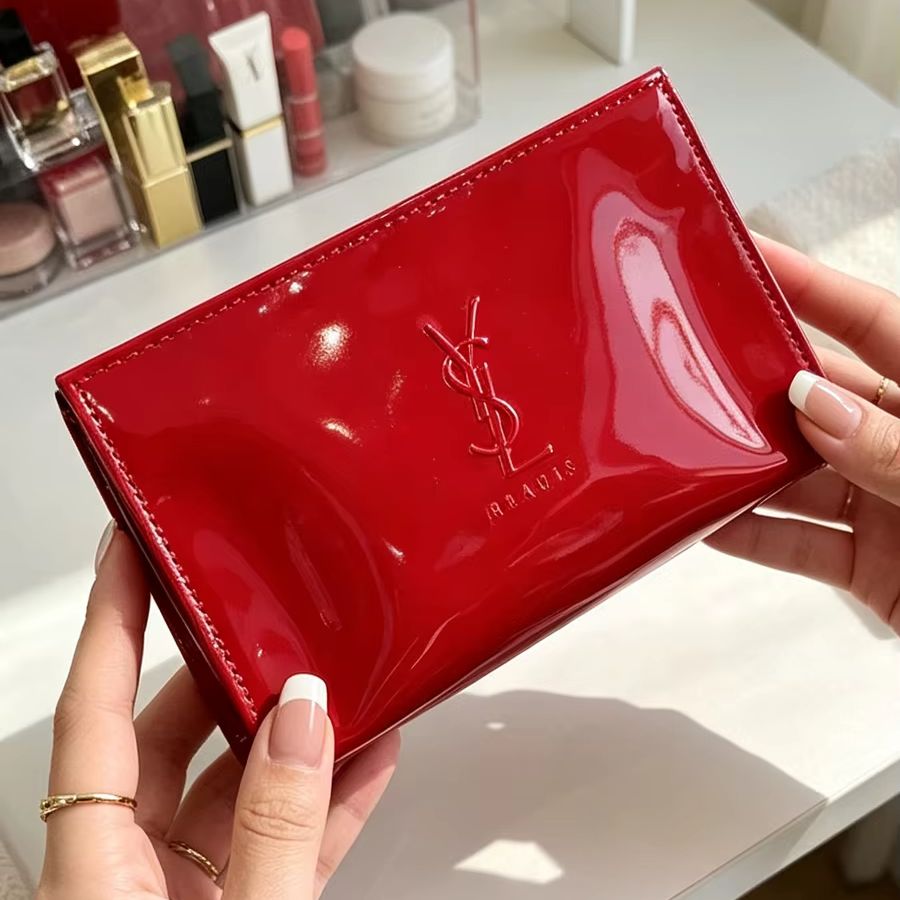 YSL Red Patent Leather Mini Co - đánh giá và giá Ysl Beauty Makeup