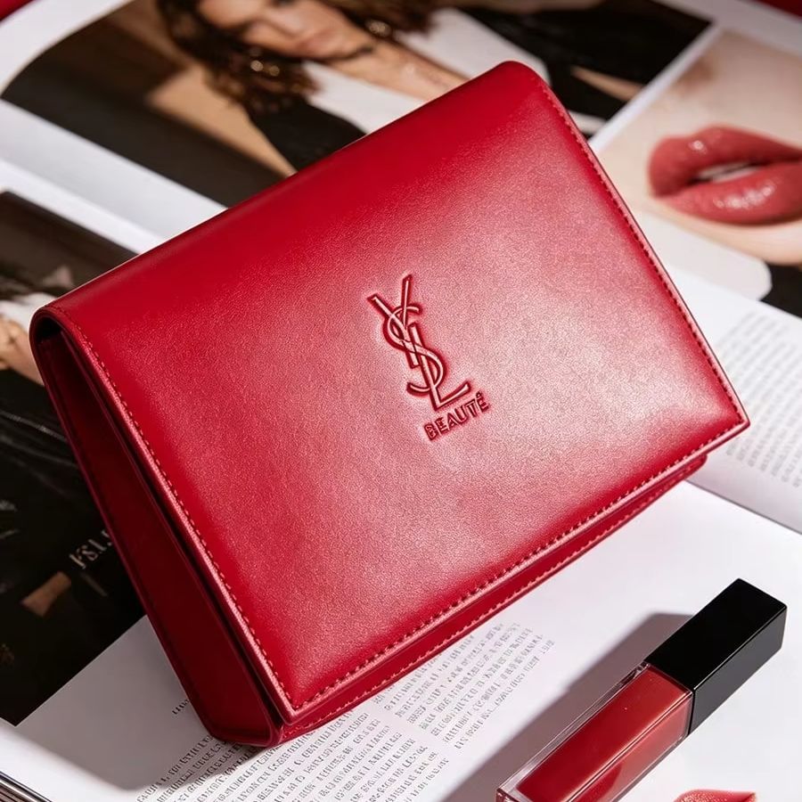 YSL’s Bag Elegant Red Quilted  - đánh giá và giá Ysl Beauty Makeup