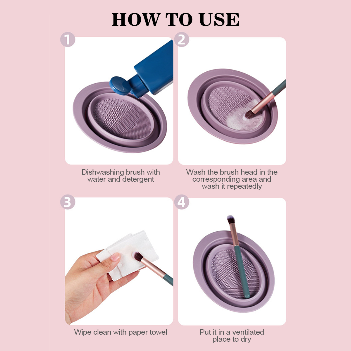 Silicone Makeup Brush Cleaning - đánh giá và giá Beauty Makeup Brushes