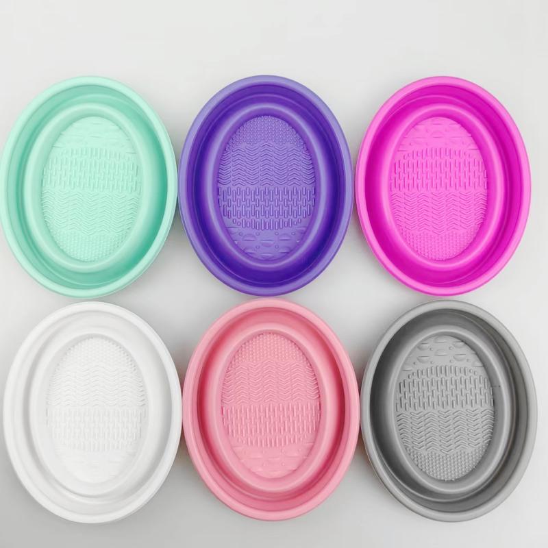 Folding Powder Puff Cleaning B - đánh giá và giá Beauty Makeup Brushes