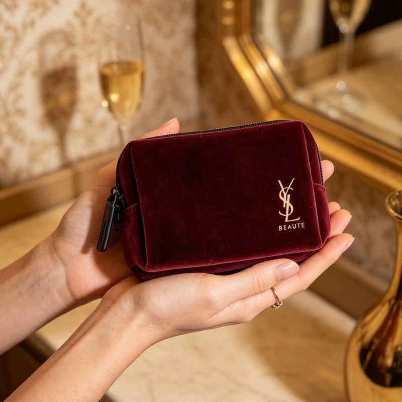 YSL Vintage Burgundy Velvet Ma - đánh giá và giá Ysl Beauty Makeup