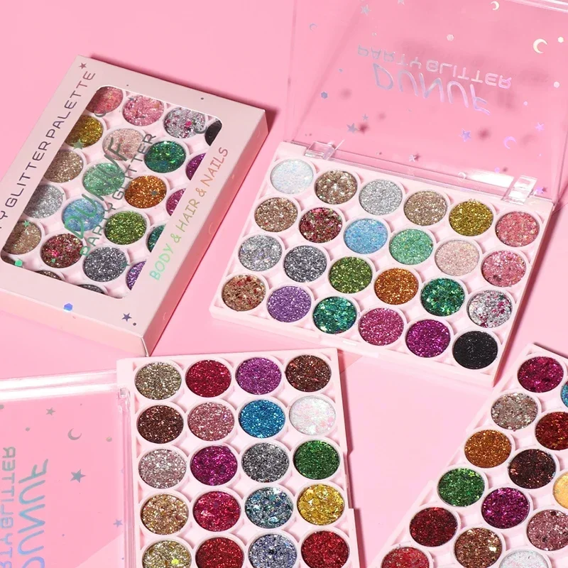 24Colors Body Face Glitter Gel - đánh giá và giá Eyeshadow Glitter Pigment