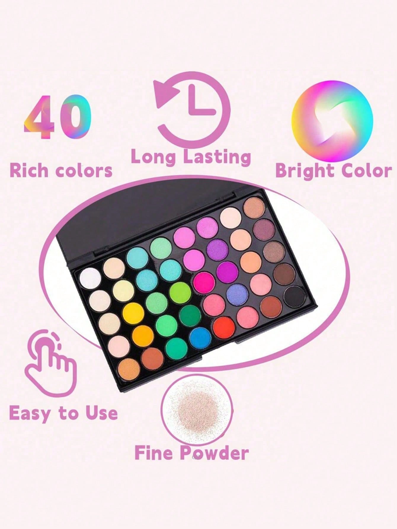Nail Art Pigment Powder Palett - đánh giá và giá Eyeshadow Glitter Pigment