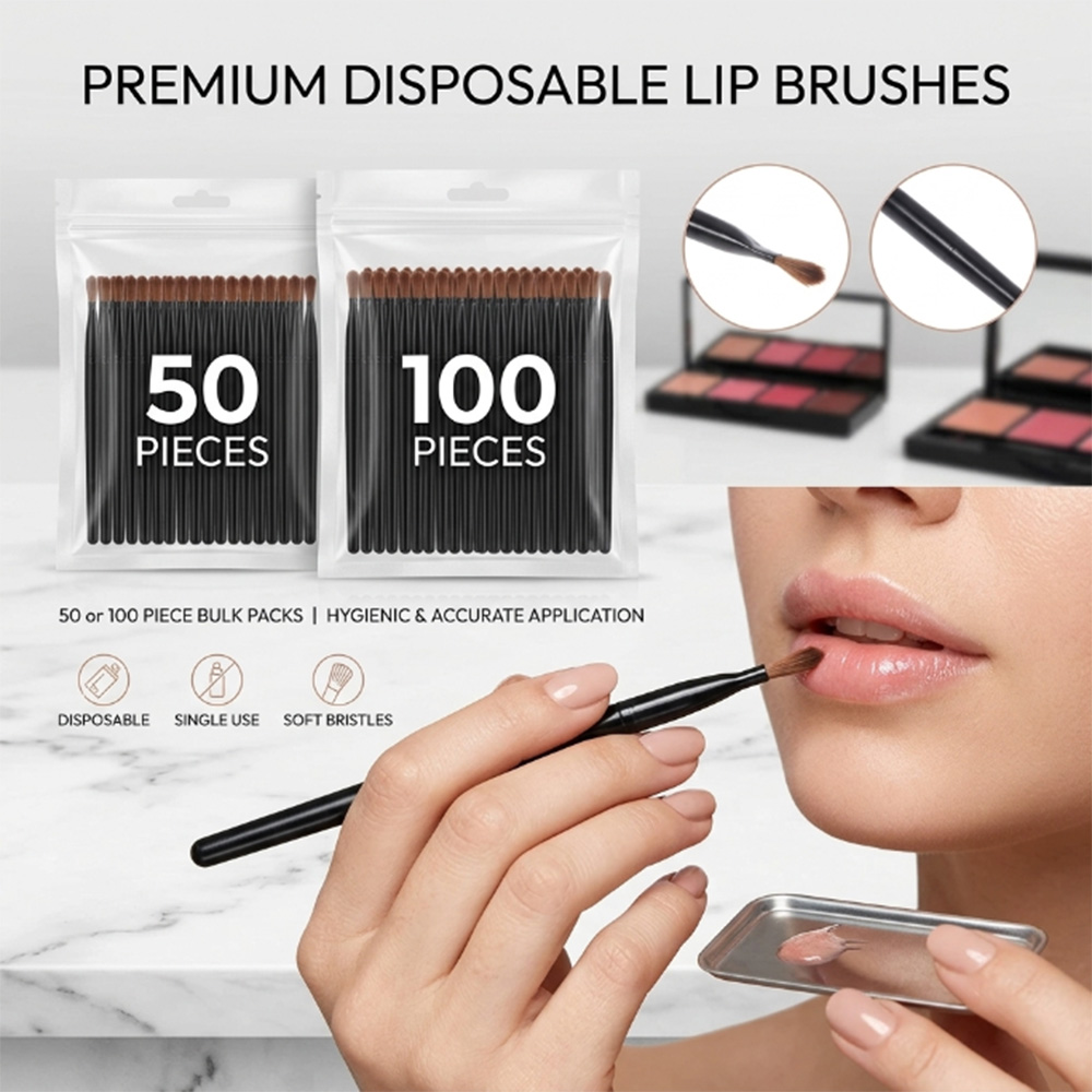 50/100pcs Disposable Lip Brush - đánh giá và giá Beauty Makeup Brushes