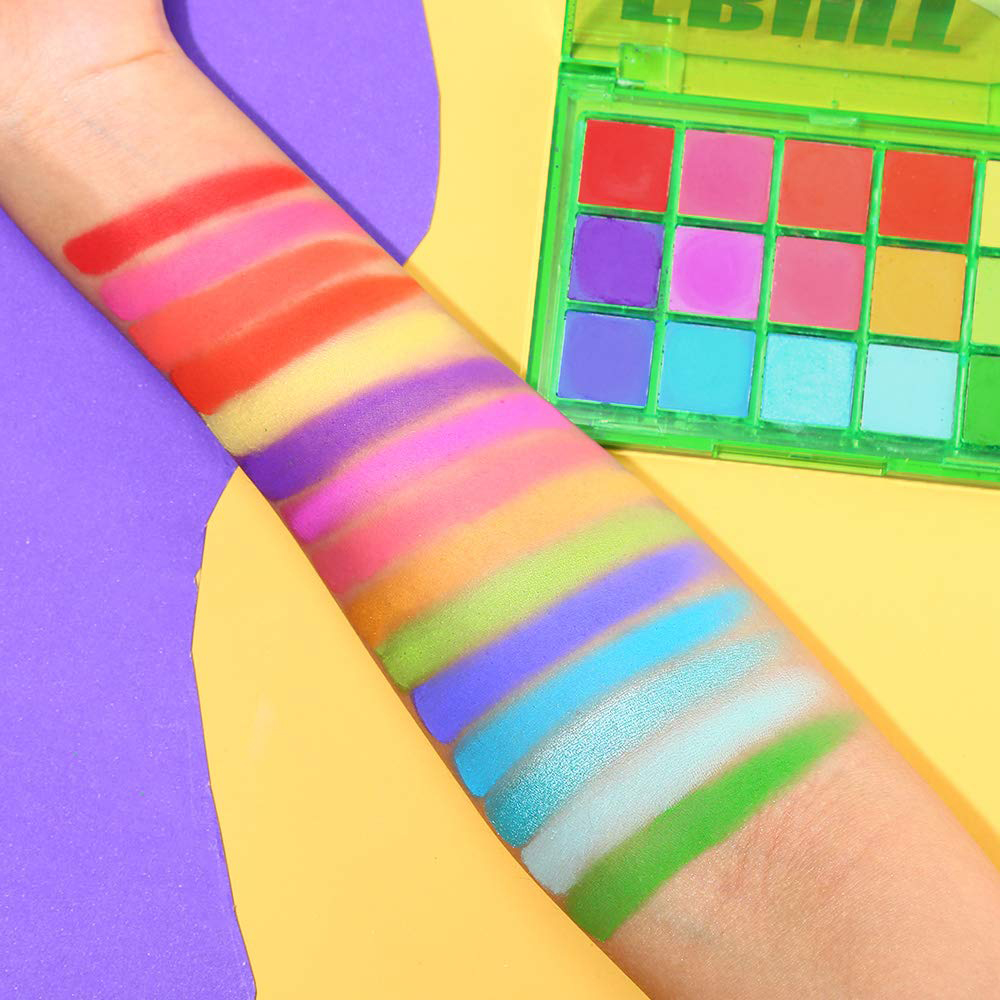 15 Colors Eyeshadow Palette Se - đánh giá và giá Eyeshadow Glitter Pigment