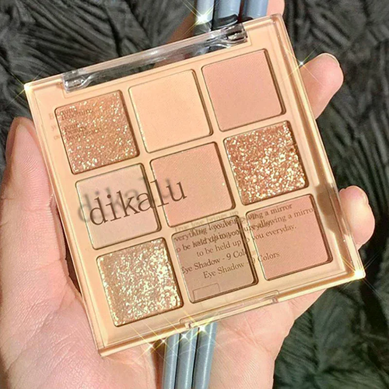DIKALU 9 Colors Glitter Eyesha - đánh giá và giá Eyeshadow Glitter Pigment