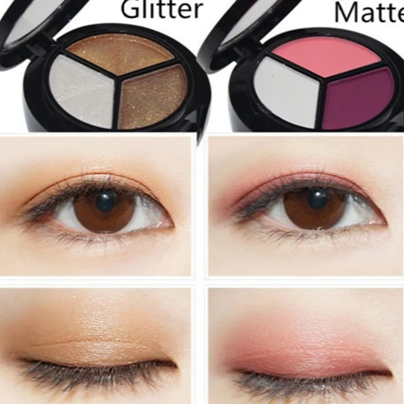3 Colors Waterproof Glitter Ey - đánh giá và giá Eyeshadow Glitter Pigment