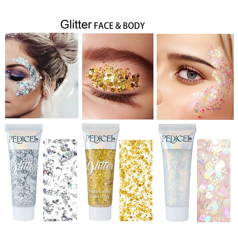 Face Glitter Gel Cream Jewels  - đánh giá và giá Eyeshadow Glitter Pigment