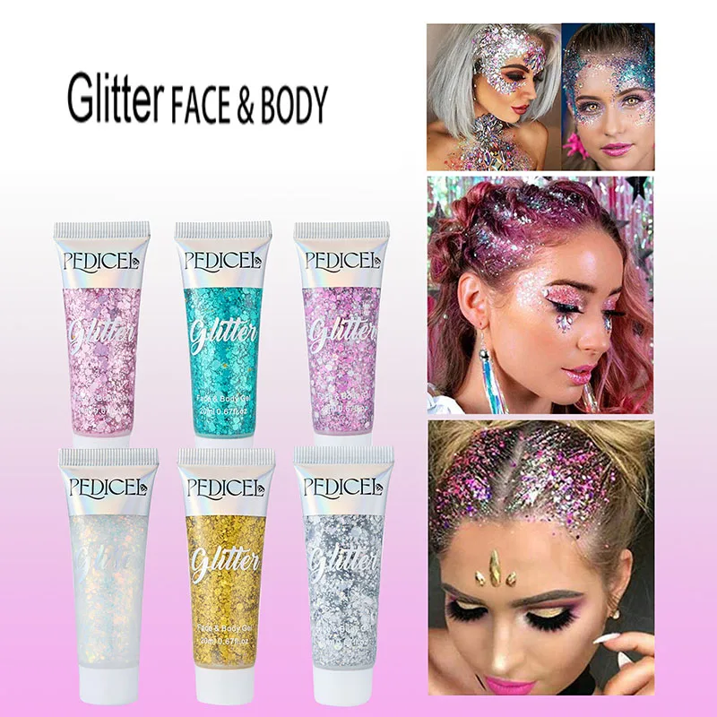 Face Glitter Gel Cream Jewels  - đánh giá và giá Eyeshadow Glitter Pigment