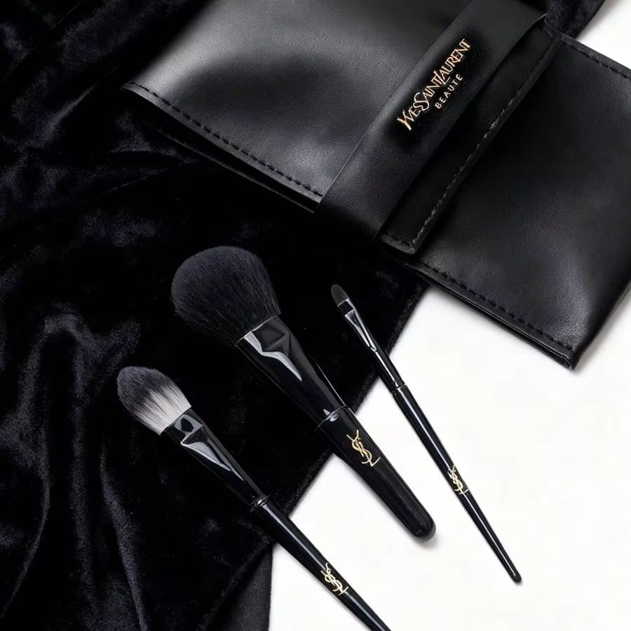 YSL Portable Makeup Brush Set  - đánh giá và giá Ysl Beauty Makeup