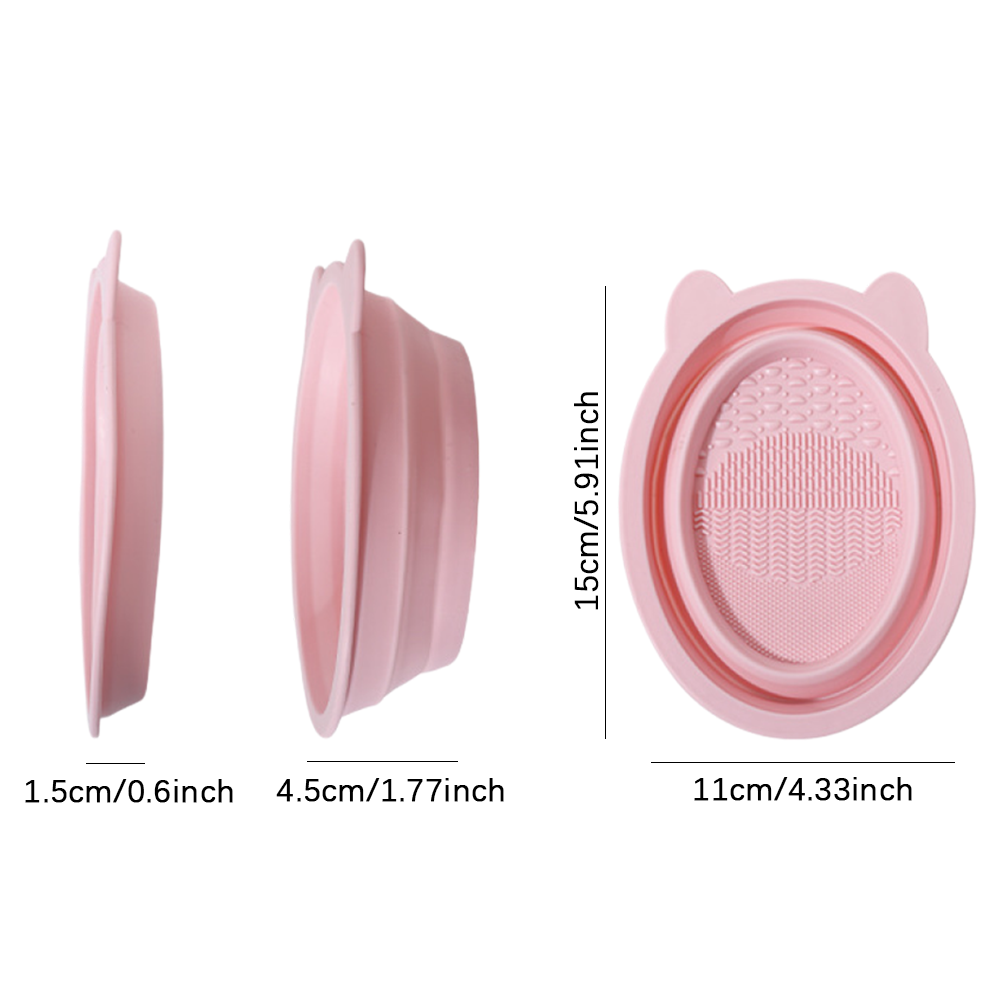 Collapsible Silicone Makeup Br - đánh giá và giá Beauty Makeup Brushes