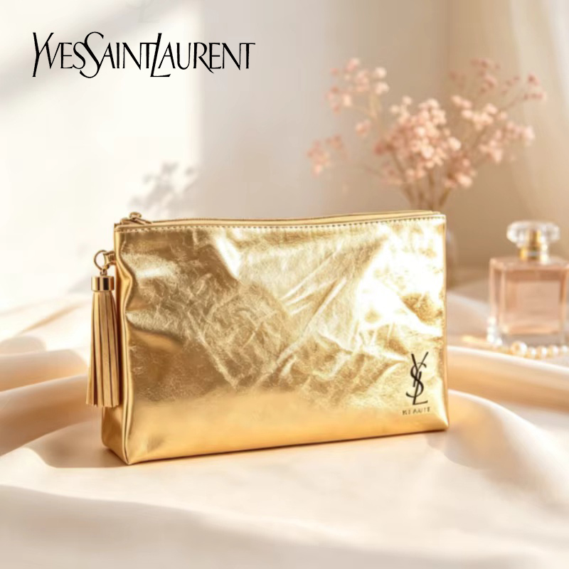 YSL Golden Cosmetic Bag, Porta - đánh giá và giá Ysl Beauty Makeup
