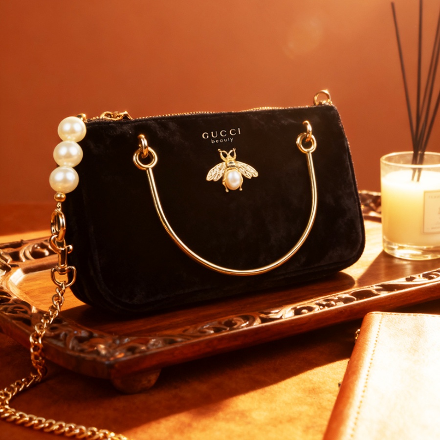 Gucci’s Bag Women Black Velvet - đánh giá và giá Ysl Beauty Makeup