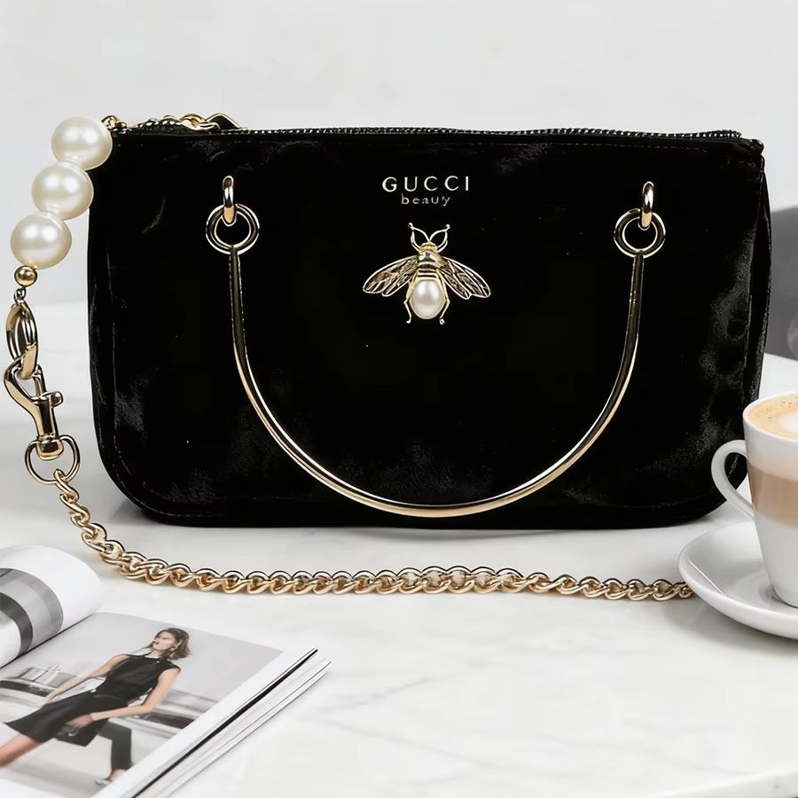 Gucci’s Bag Women Black Velvet - đánh giá và giá Ysl Beauty Makeup