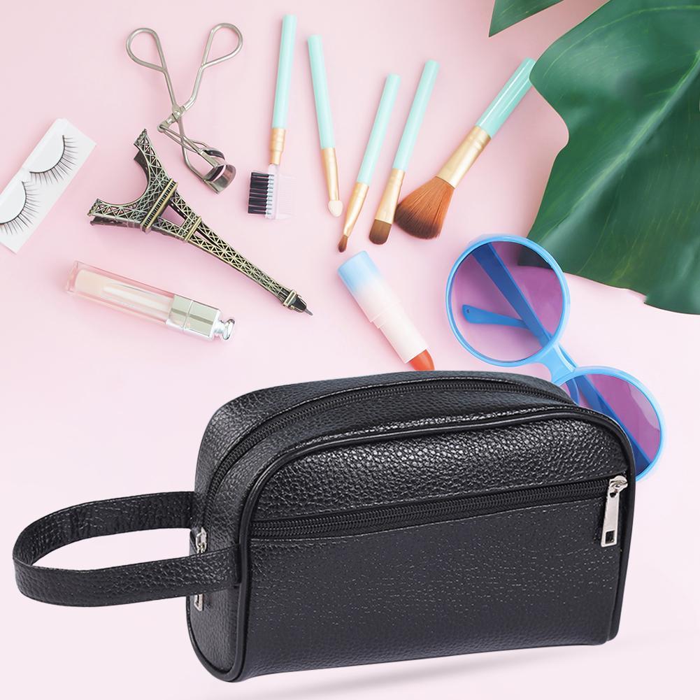 Travel Mens Toiletry Bag PU Le - đánh giá và giá Makeup Beauty Necessaire