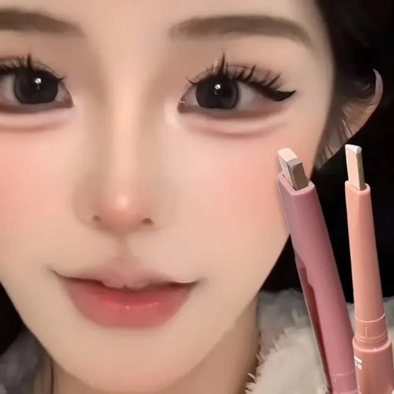 Korean 2in1 Lying Silkworm Pen - đánh giá và giá Eyeshadow Glitter Pigment