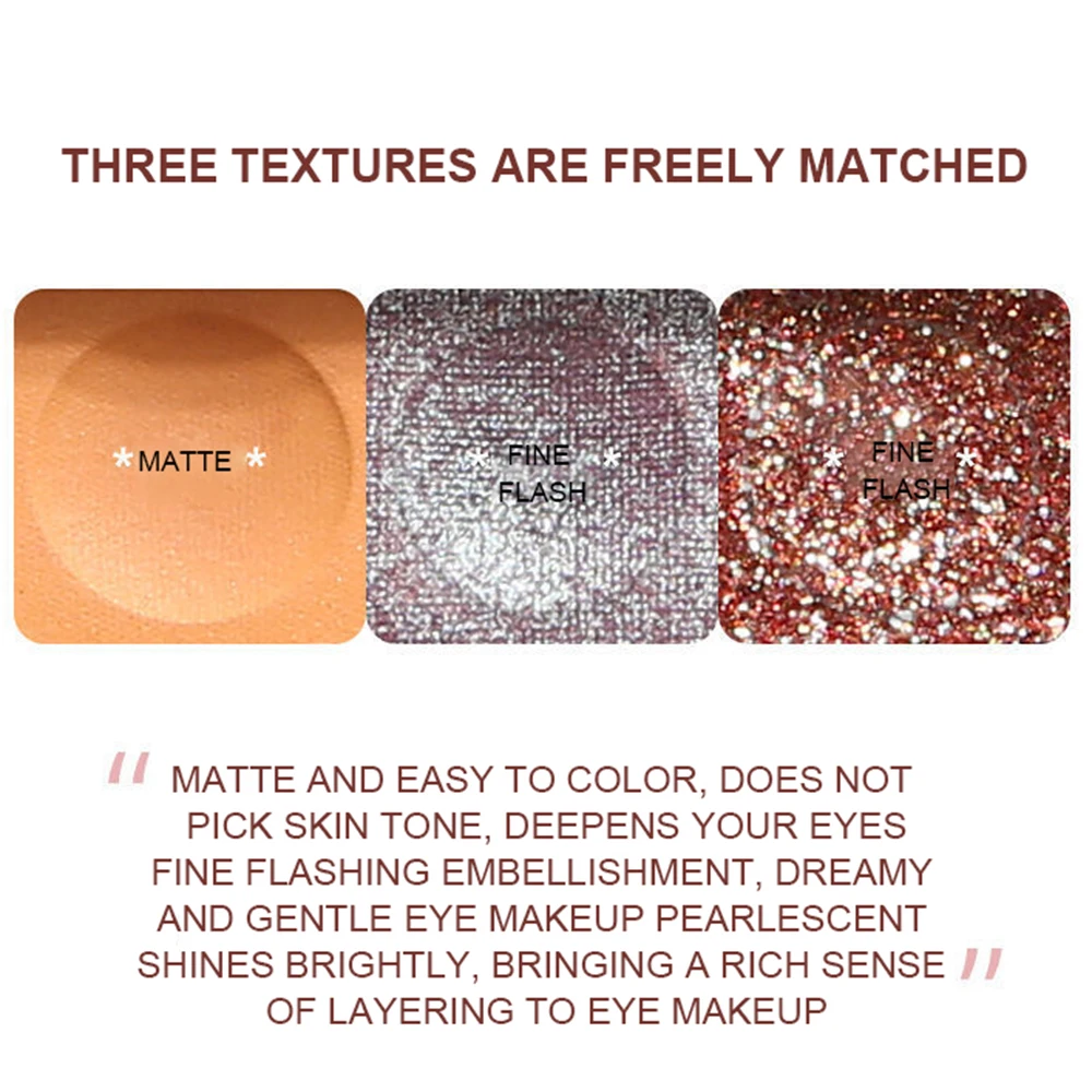 9-Color Fingertip Glitter Eyes - đánh giá và giá Eyeshadow Glitter Pigment