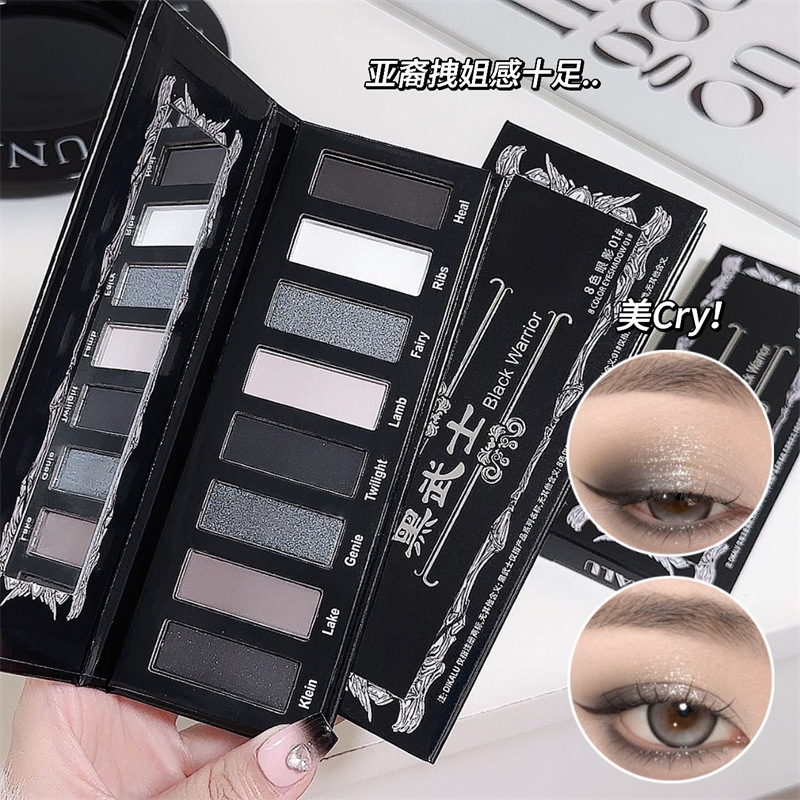 8 COLOR Eyeshadow Palette with - đánh giá và giá Eyeshadow Glitter Pigment