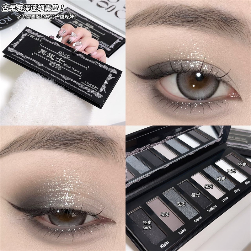 8 COLOR Eyeshadow Palette with - đánh giá và giá Eyeshadow Glitter Pigment